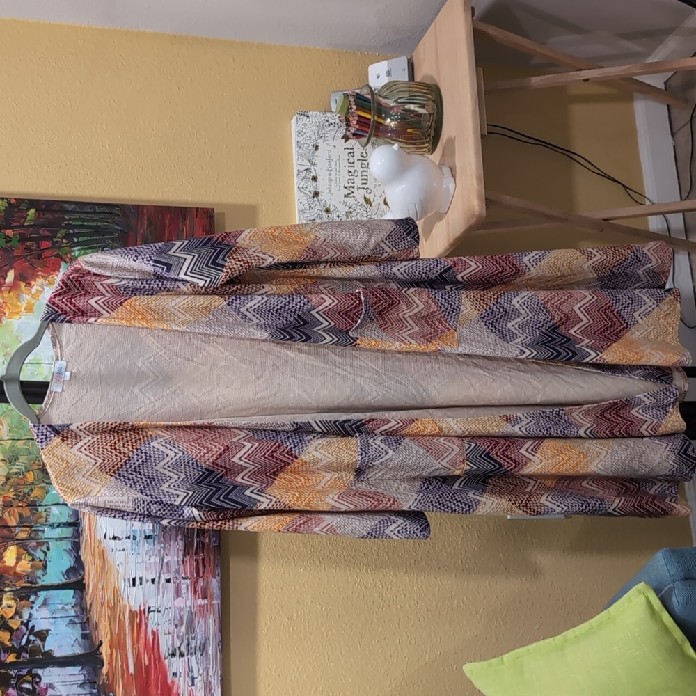 LULAROE OPEN CARDIGAN DUSTER M